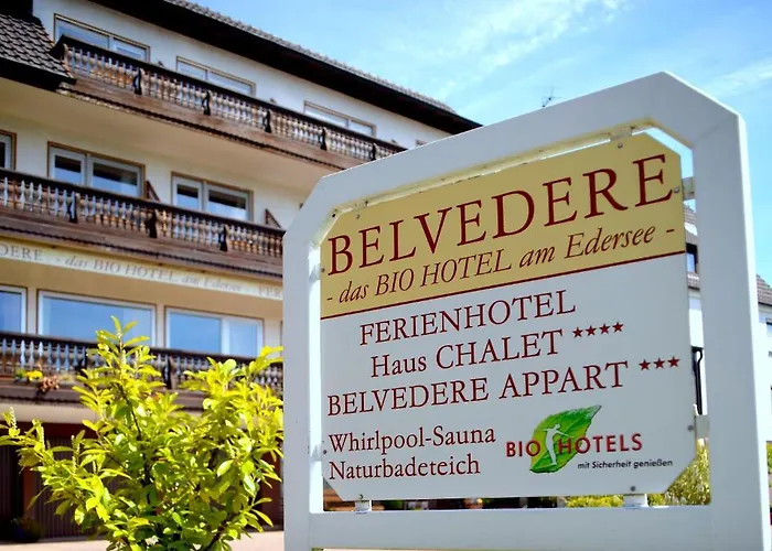 Belvedere - Bio Garni & Suitehotel Am Edersee ! Unser Geschenk Fuer Sie, Auch Gaestecard Grimmheimat! Hotel